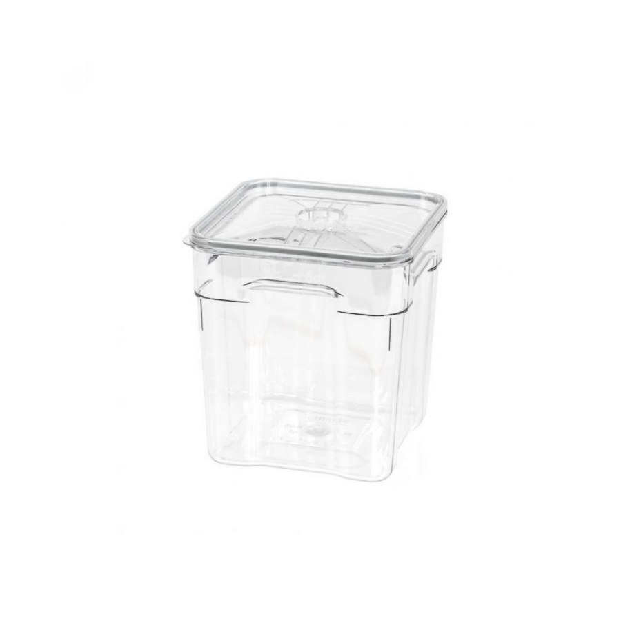 Vakuumbehållare PRO 8 L, 22,4×22,4×24,6 cm, transparent
