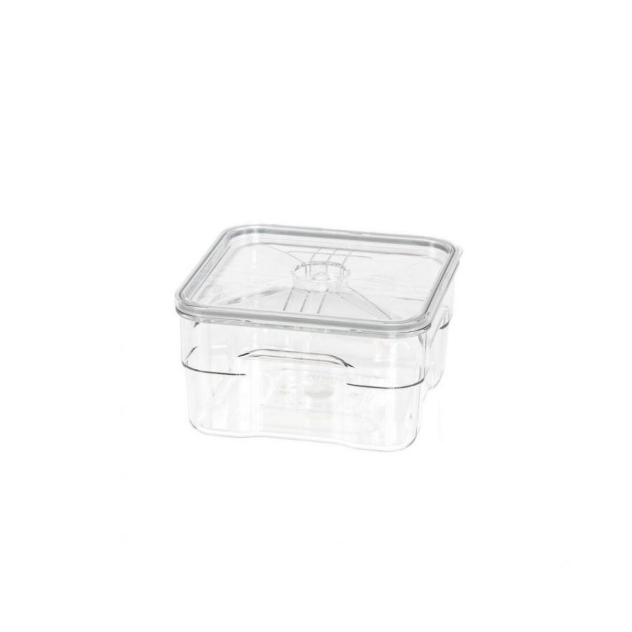 Vakuumbehållare PRO 4 L, 22,4×22,4×12,8 cm, transparent