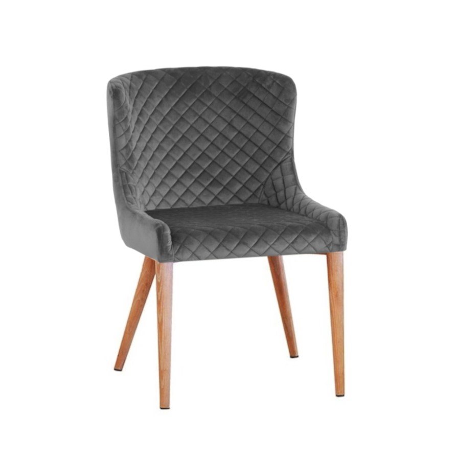 Stol Hannibal, 5 färger färger på sammet, Ekfolierad