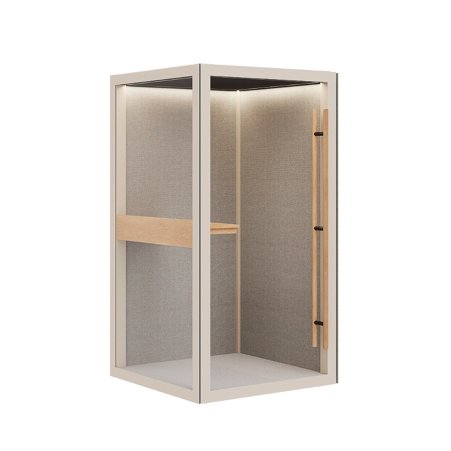 Zen Pod Advanced Small Clean, 120x120x231 cm, beige