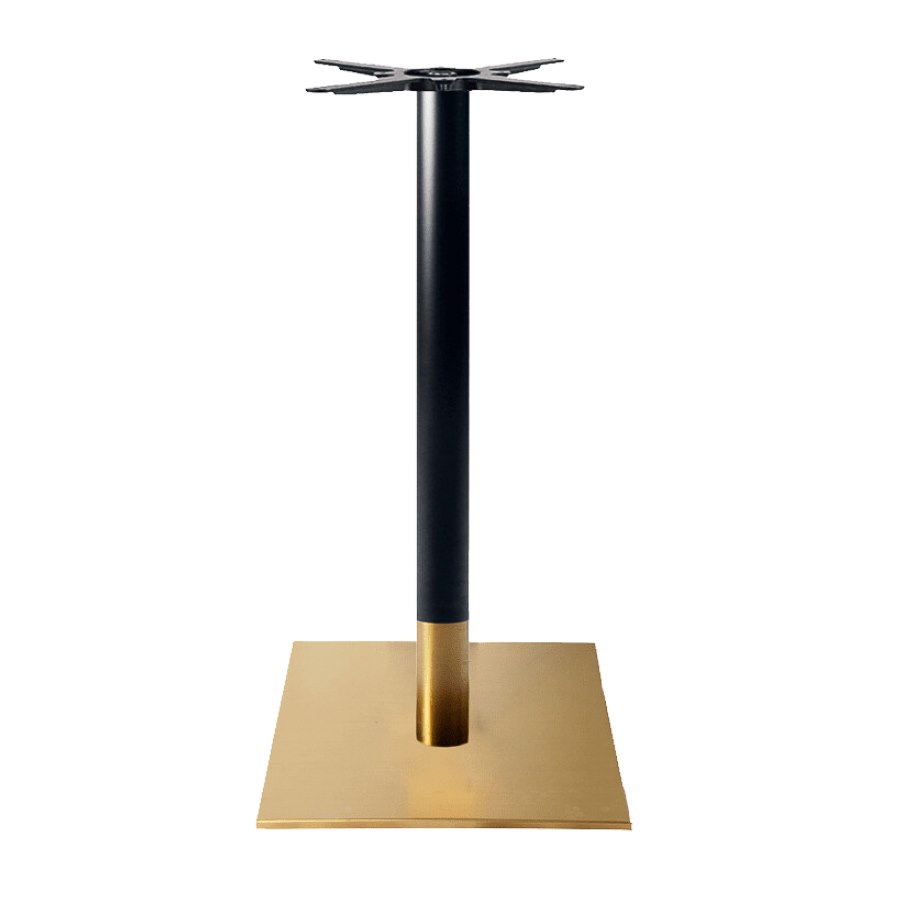 Bordsstativ Haga bar, 50x50 cm, guld/svart