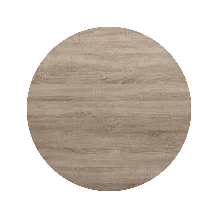 Bordsskiva Laminat, dia 68 cm, ljus ek