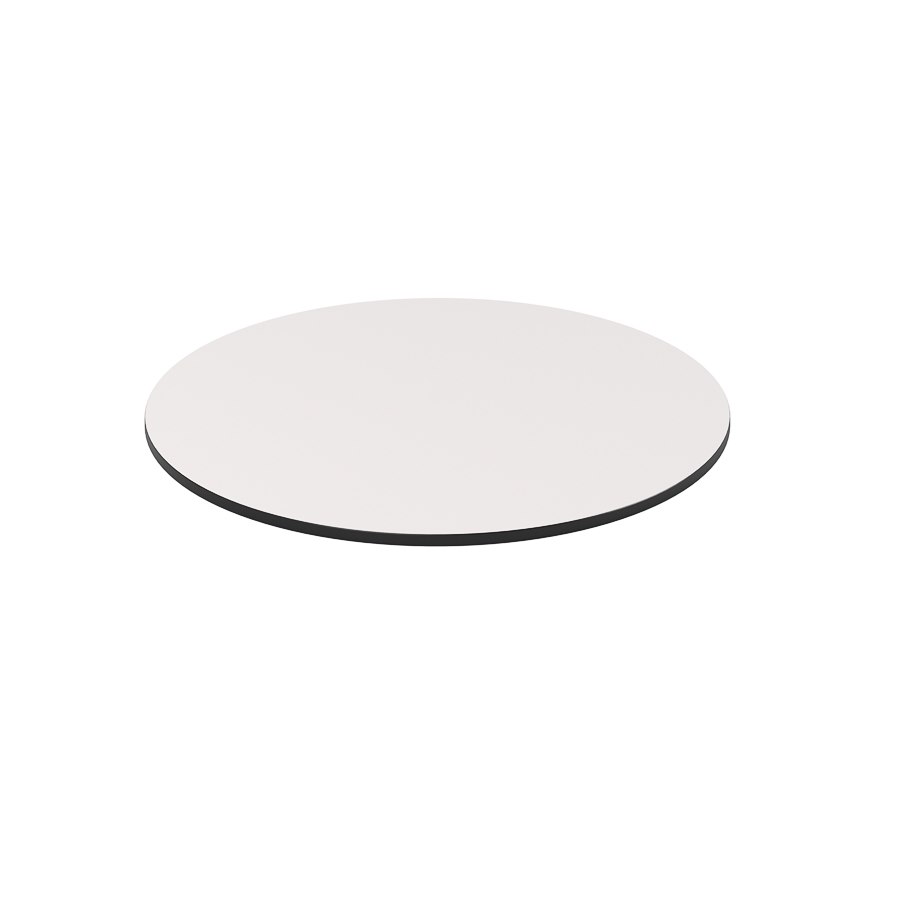 Bordsskiva kompaktlaminat, dia. 70 cm, white