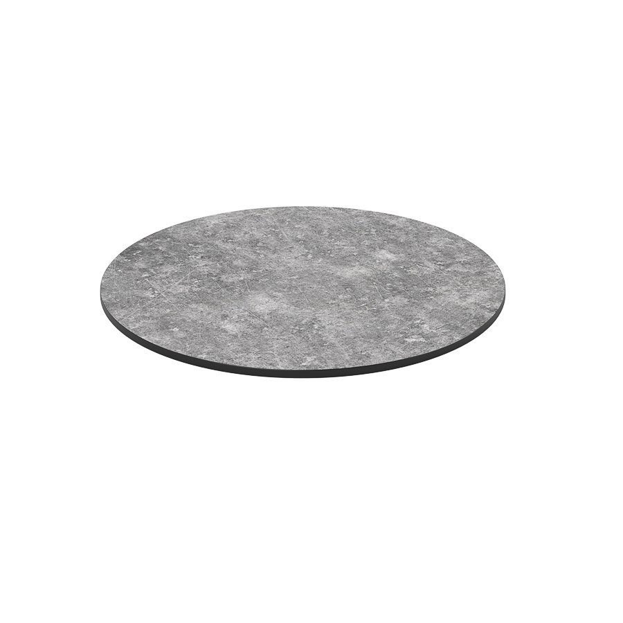 Bordsskiva kompaktlaminat, dia. 70 cm, concrete