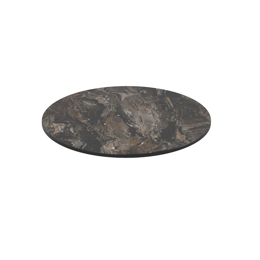 Bordsskiva kompaktlaminat, dia. 100 cm, empire marble