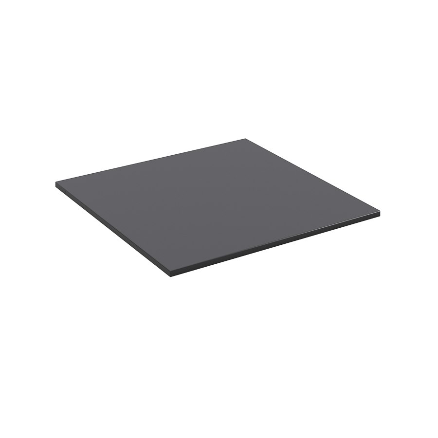 Bordsskiva kompaktlaminat, 70x70 cm, dark grey