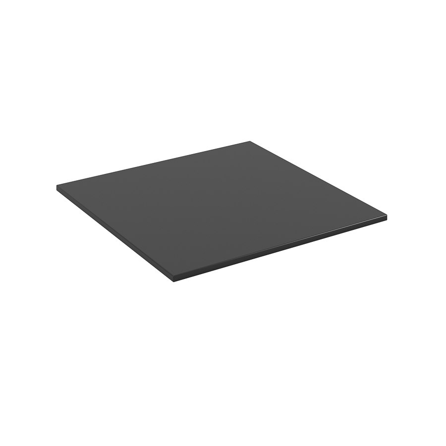 Bordsskiva kompaktlaminat, 70x70 cm, black