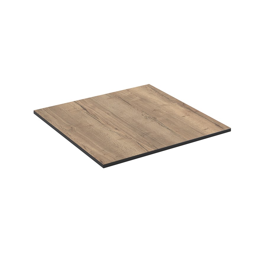 Bordsskiva kompaktlaminat, 70x70 cm, vintage wood