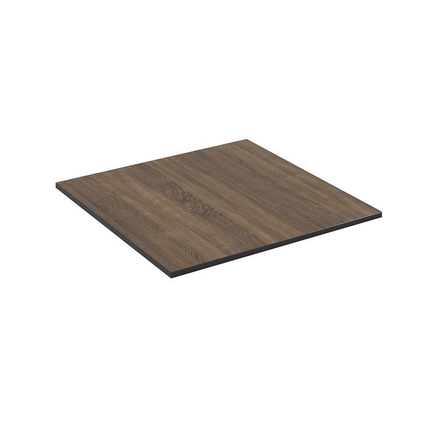 Bordsskiva kompaktlaminat, 70x70 cm, brown wood