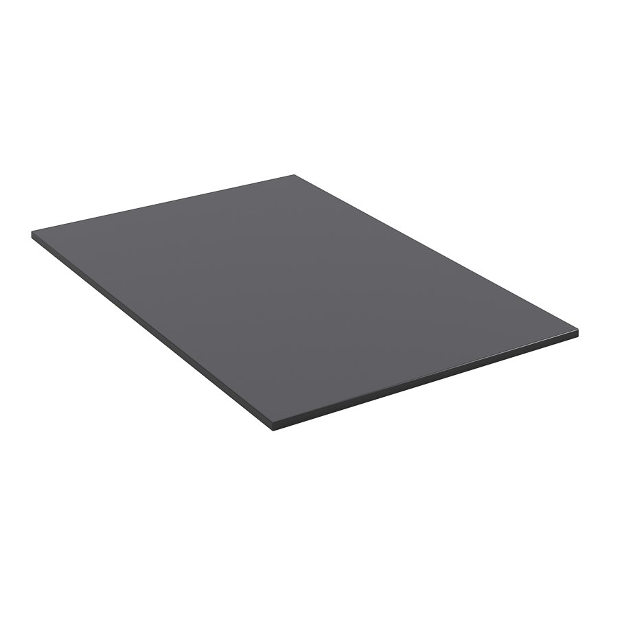 Bordsskiva i kompaktlaminat, 110 x 70, Mörkgrå