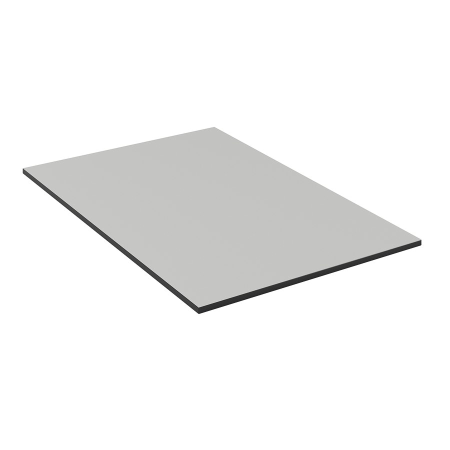 Bordsskiva kompaktlaminat, 60x70 cm, light grey
