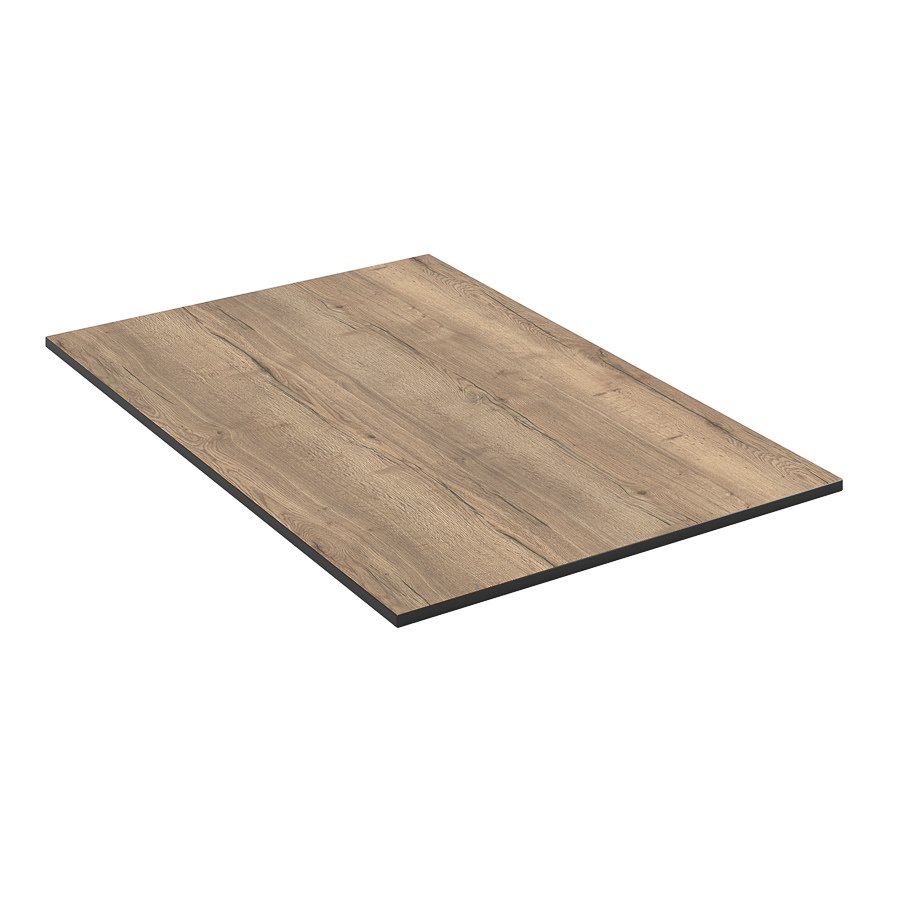 Bordsskiva kompaktlaminat, 60x70 cm, vintage wood