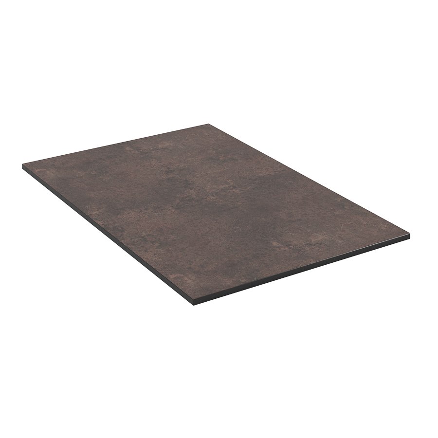 Bordsskiva kompaktlaminat, 110x70 cm, corten