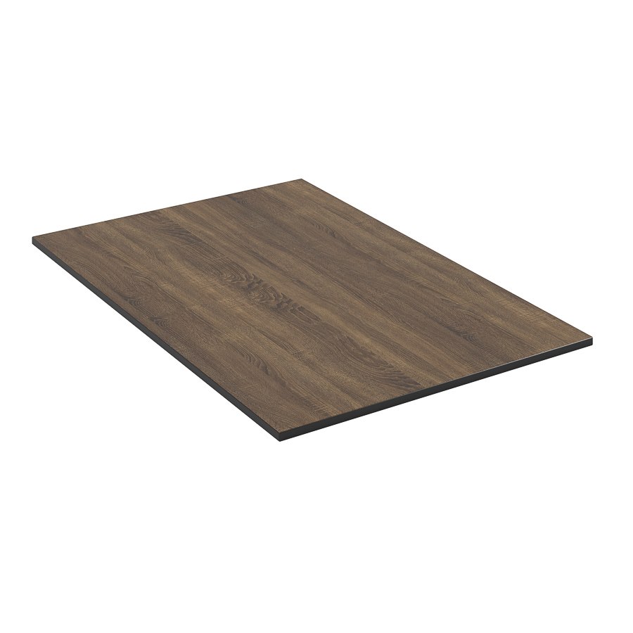 Bordsskiva kompaktlaminat, 60x70 cm, brown wood