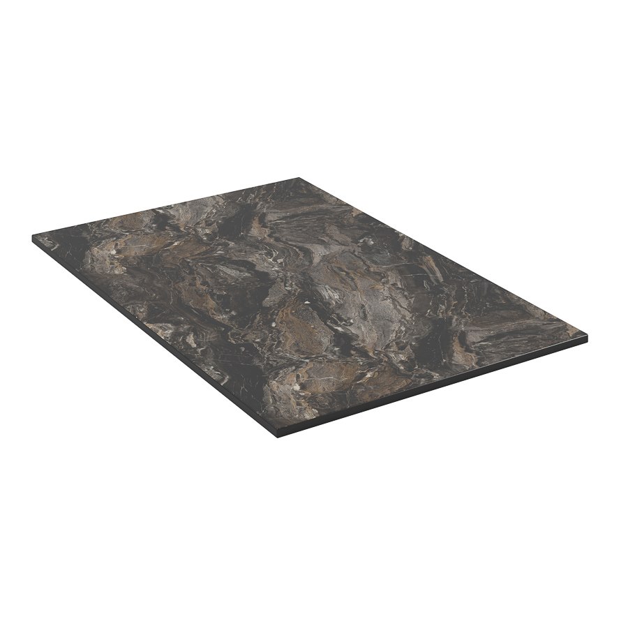 Bordsskiva kompaktlaminat, 60x70 cm, empire marble