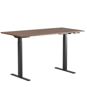 Hev- og senkbart skrivebord, Deluxe, Digital display