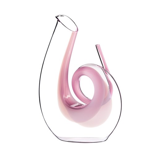 Karaff, Curly Pink, munblåst