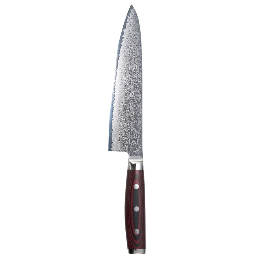 Kockkniv Super Gou, 20 cm, svart/röd