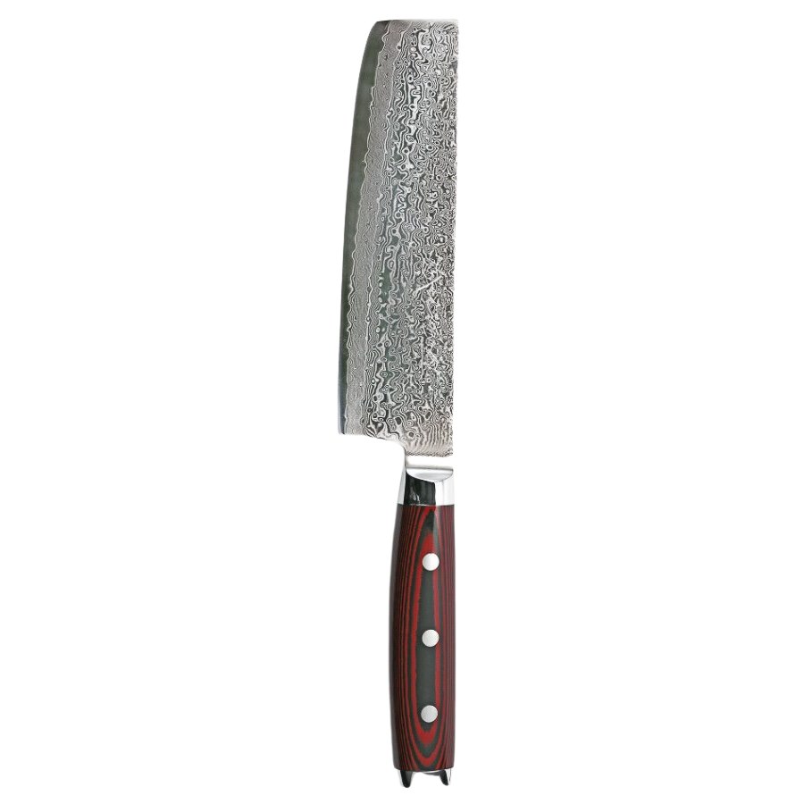 Grönsakshacka Super Gou, 16,5 cm, röd/svart