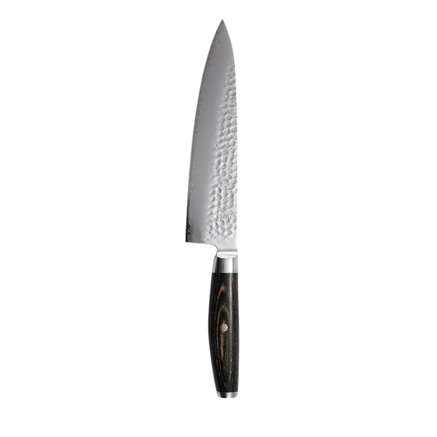 Kockkniv Ketu, 20 cm, stål/pakkawood
