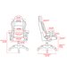 Ergonomisk kontors-/gamingstol, Toretta 2023