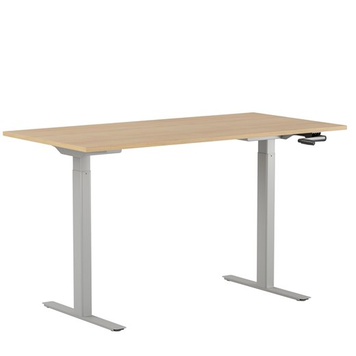 Höj- och sänkbart skrivbord vev