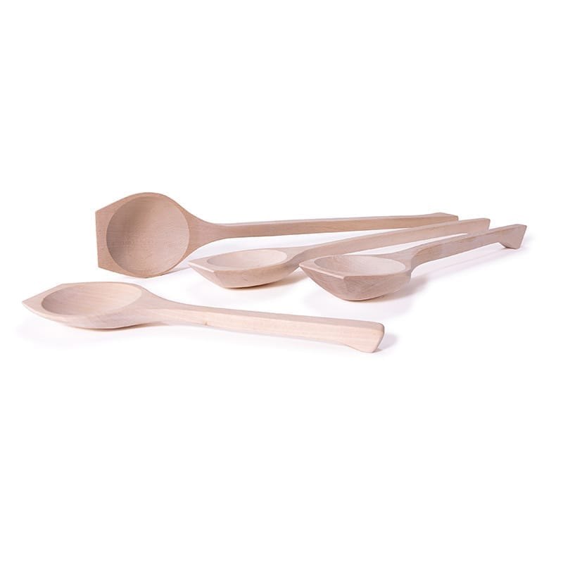 Slev, björkträ, 40 cm