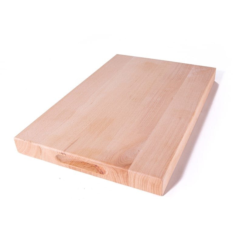 Skärbräda, bokträ, handtag, oljad, 60x30x4 cm