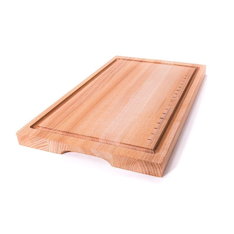 Trancherbräda, oljad bok, mått, 48x30x3 cm