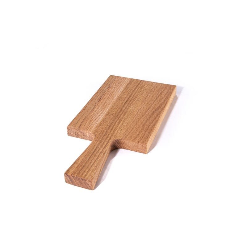 Skärbräda, oljad ek m. handtag, 28,5x18,5x2,1 cm