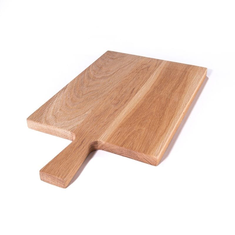 Skärbräda, oljad ek m. handtag, 45x35x2,1 cm