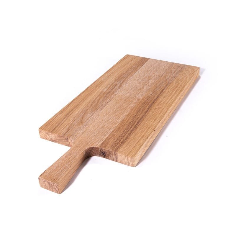 Skärbräda, oljad ek m. handtag, 43,5x25,5x2,1 cm