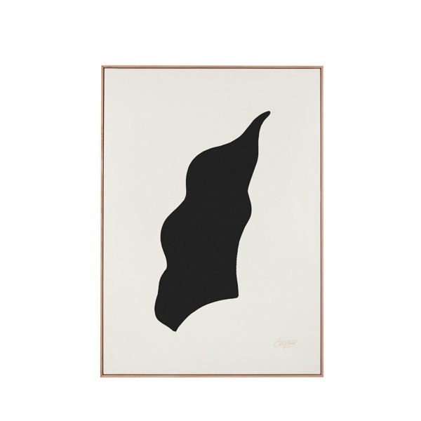 Wall of Art, 102,5x142,5x3 cm, mörk träram, woman sleeping