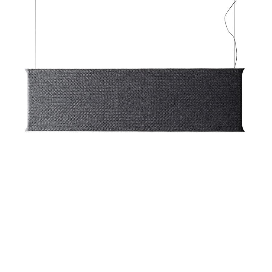 Akustikbelysning Trumpet, up/downlight, 204x58x8 cm, begie