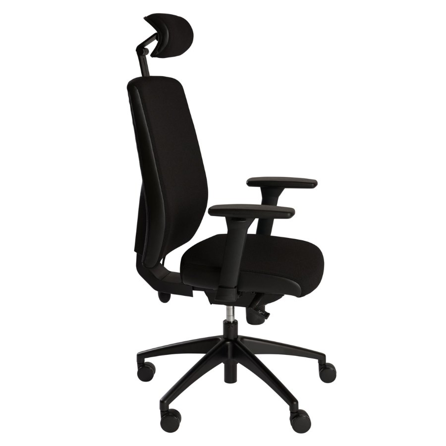 Kontorsstol, Officechair HB, sh. 44,5 cm, onyx black