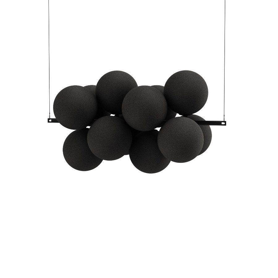 Ljudabsorbent Holly, horisontell, 105x58,5x54 cm, terracotta