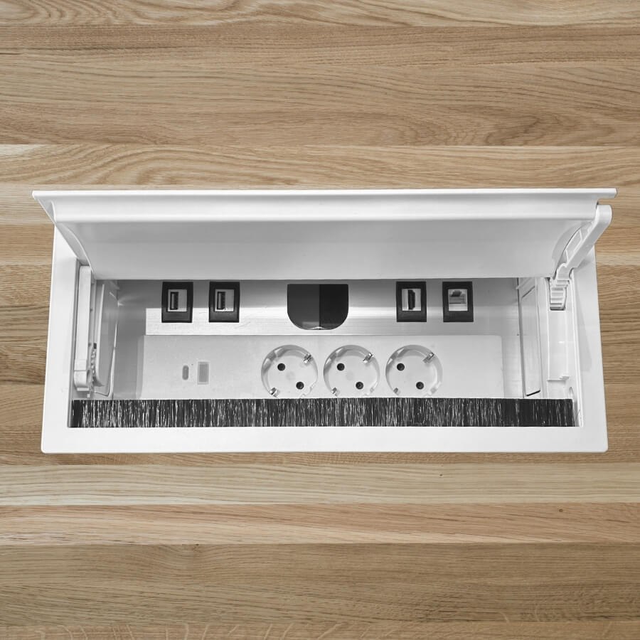 Teknikbox, 30,3x14,1 cm, vit