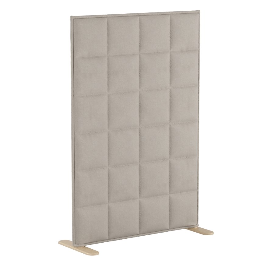 Stitch golvskärm 131x154x8,5cm, ljus beige