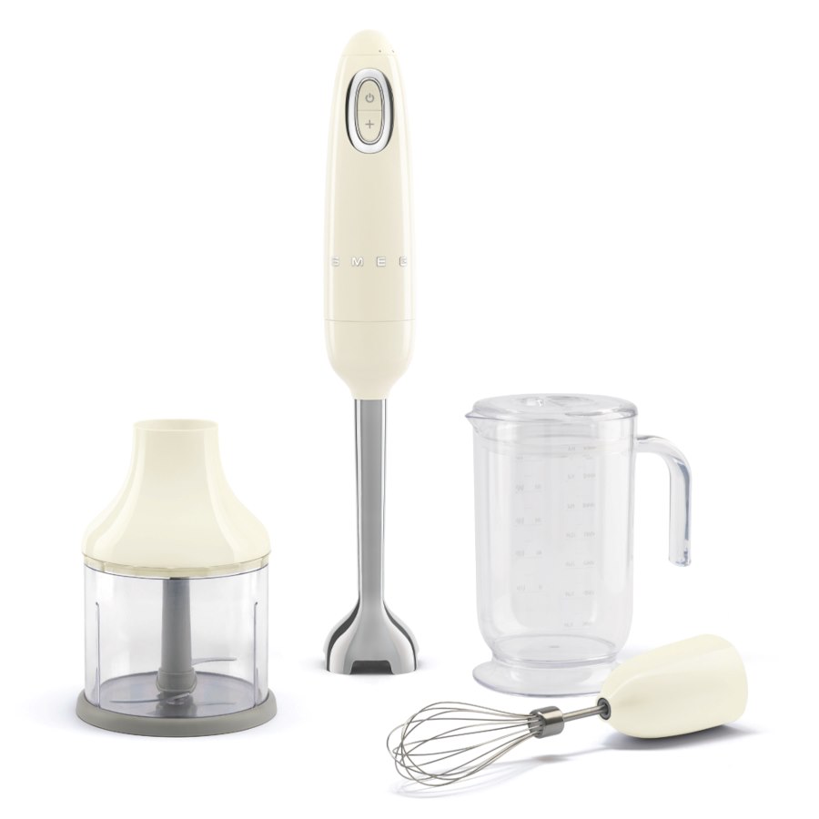 Stavmixer 50's Style med tillbehör, creme