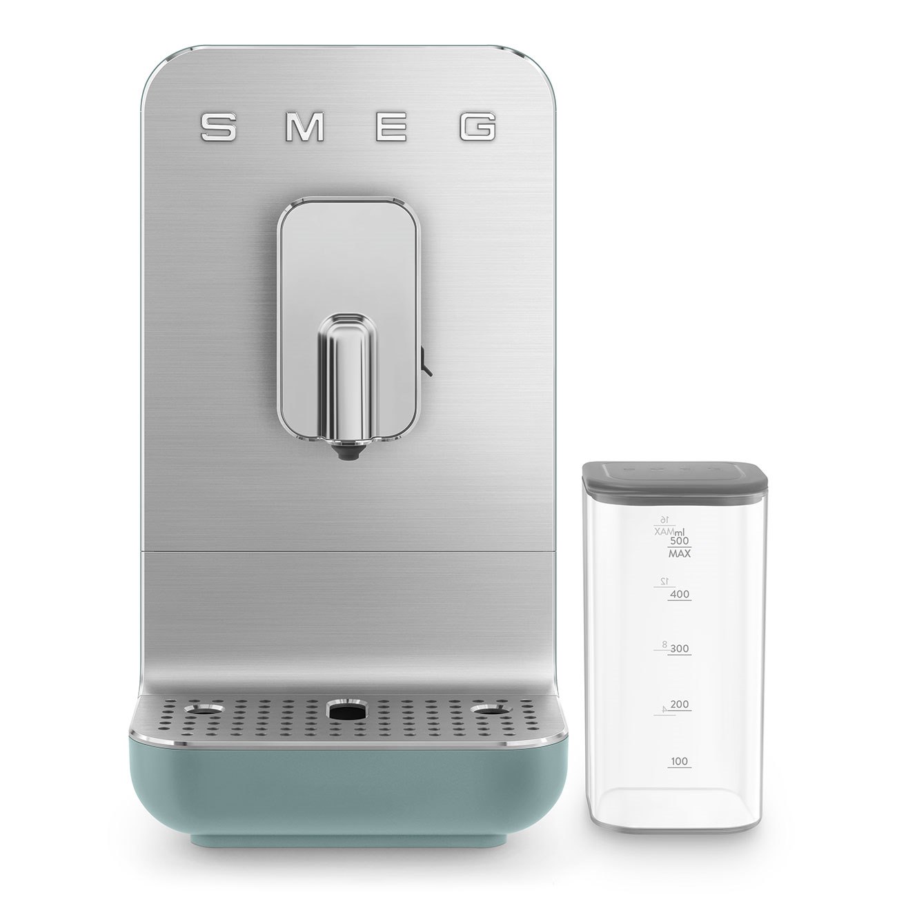 Helautomatisk espressomaskin, matt emerald green, intr. mjölkskumsbehållare