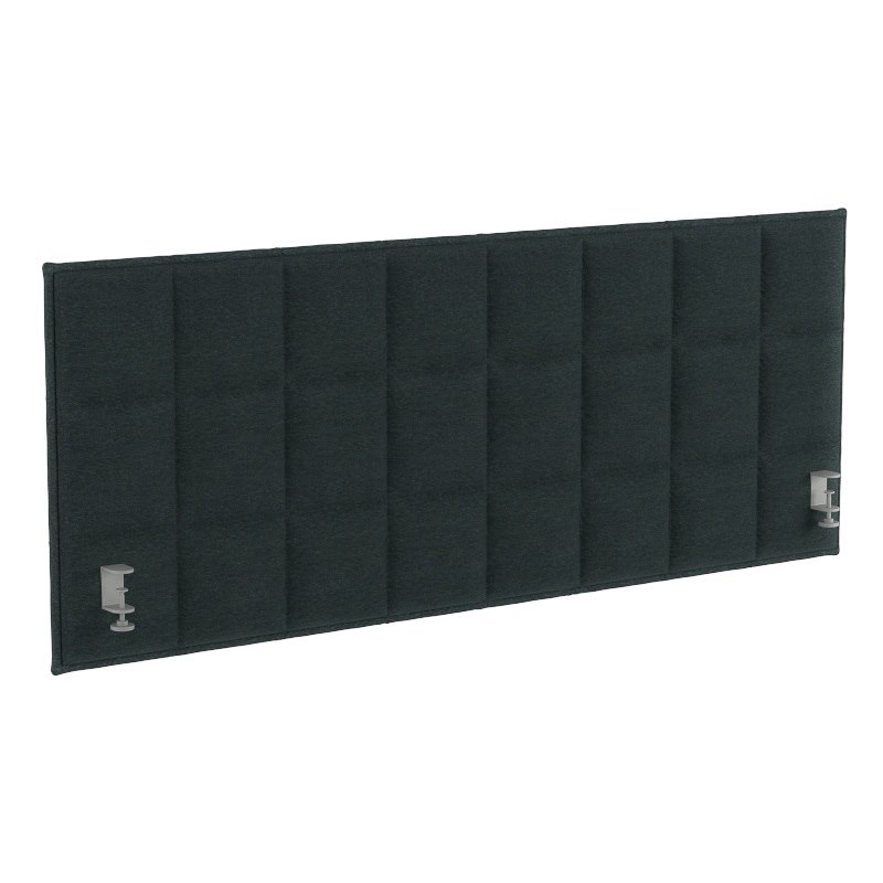 Stitch bordsskärm 186x65x8,5cm, mörkgrön