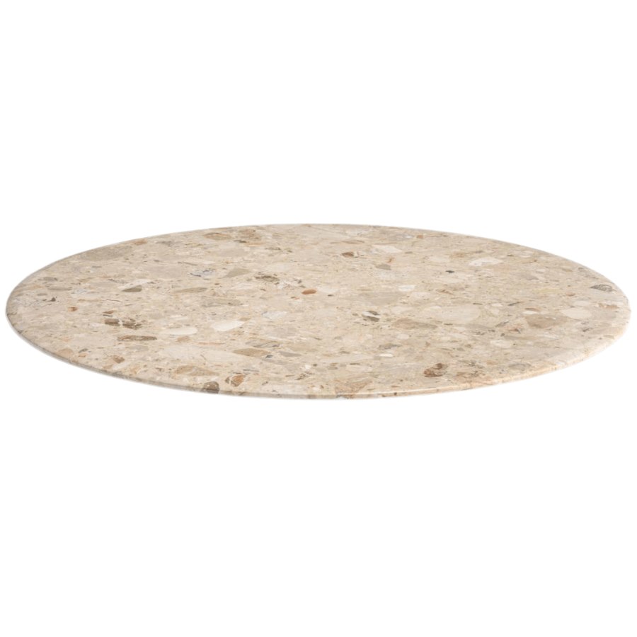 Bordsskiva Kompositmarmor, dia. 60 cm, Breccia aurora