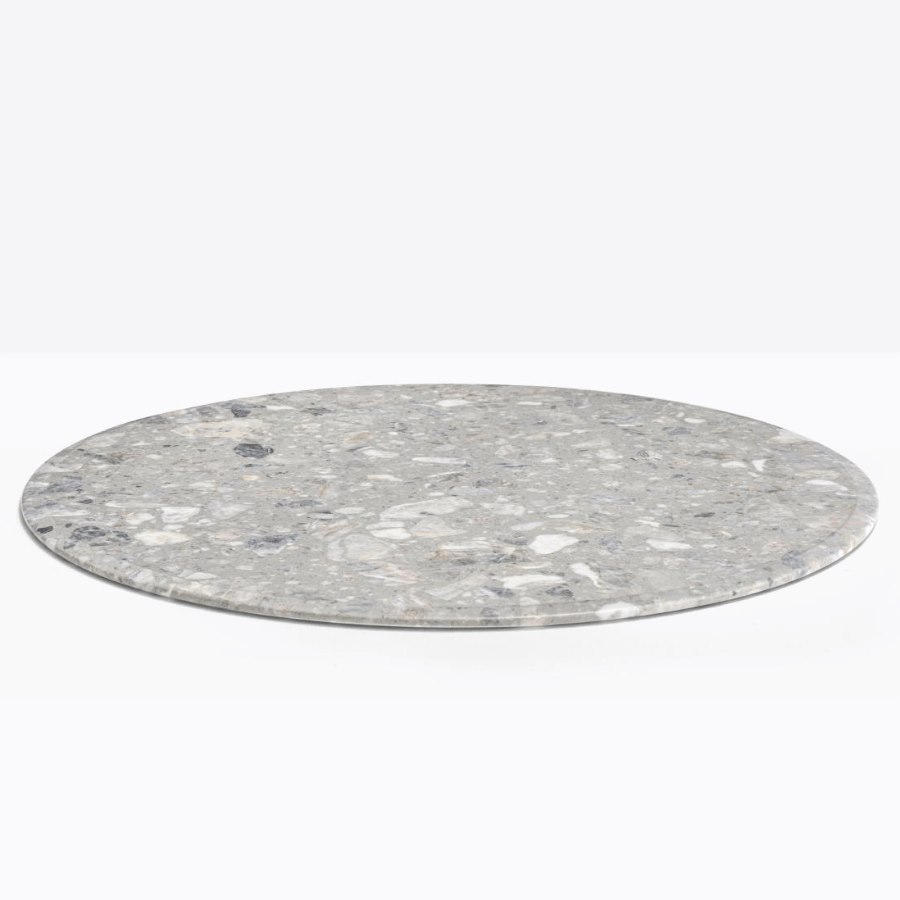 Bordsskiva Kompositmarmor, dia. 60 cm, Fior di pesco