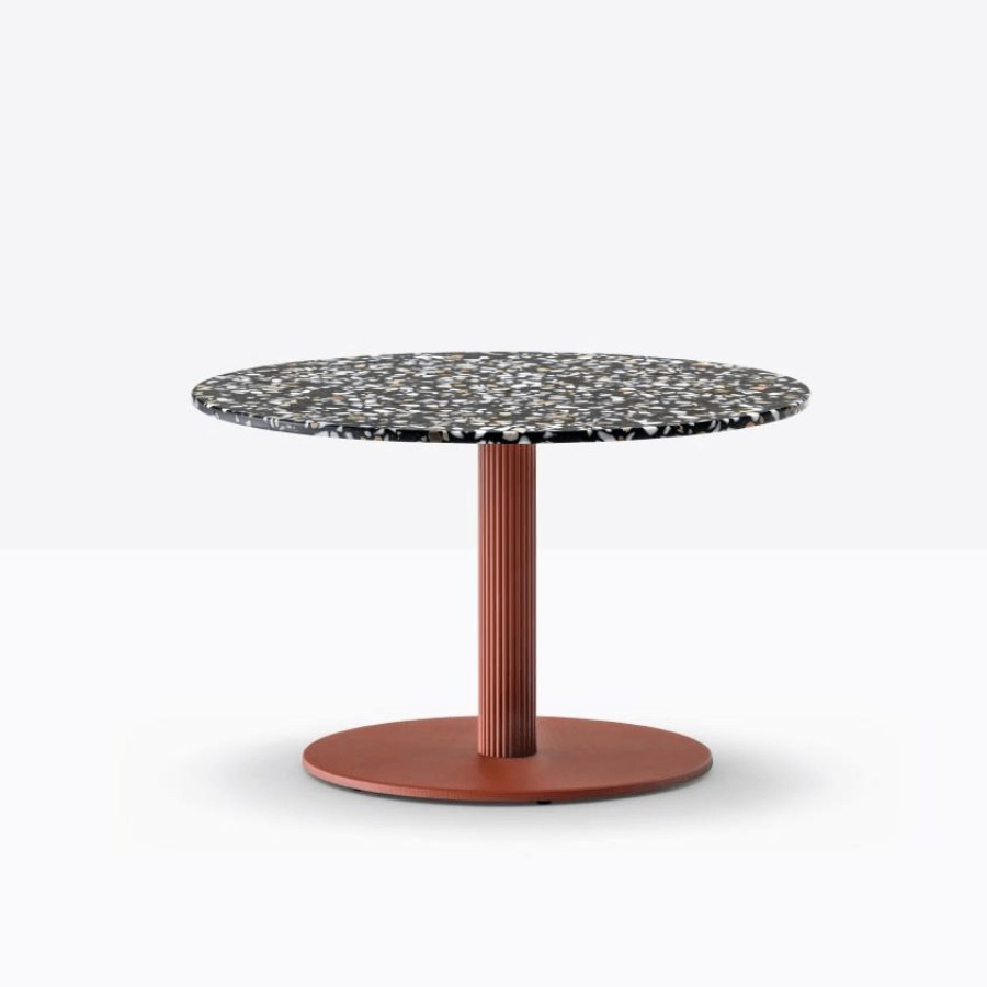 Bordsskiva Kompositmarmor, dia. 80 cm, Palazzo black