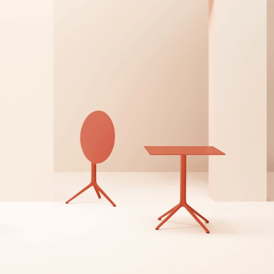 Bordsstativ Elliot 5475, h. 73 cm, röd