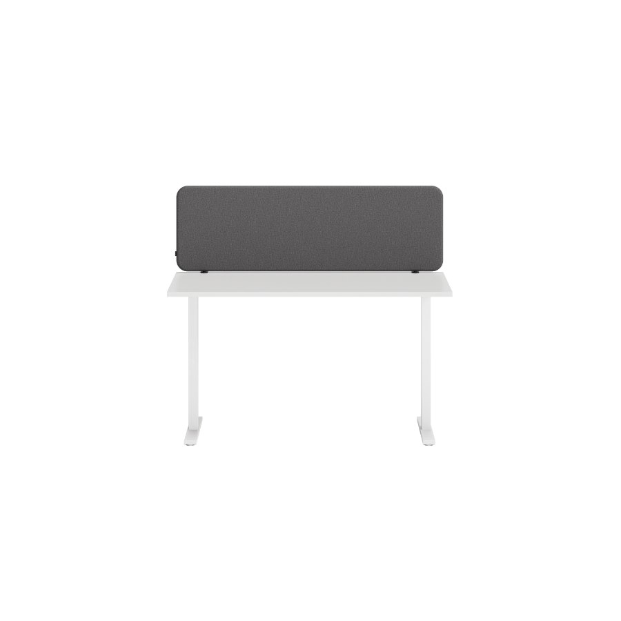 Bordsskärm Softline 30 ovan bord 80x45x3 cm, grå