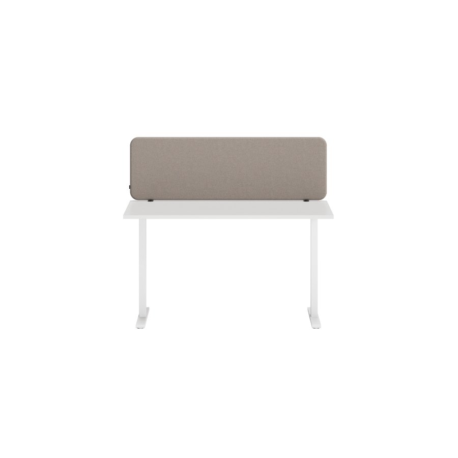Bordsskärm Softline 30 ovan bord 120x45x3 cm, begie