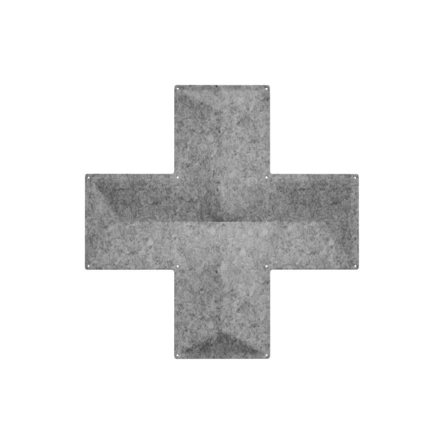 Hängande ljudabsorbent, Air-X 3-pack, 44x44 cm, grå