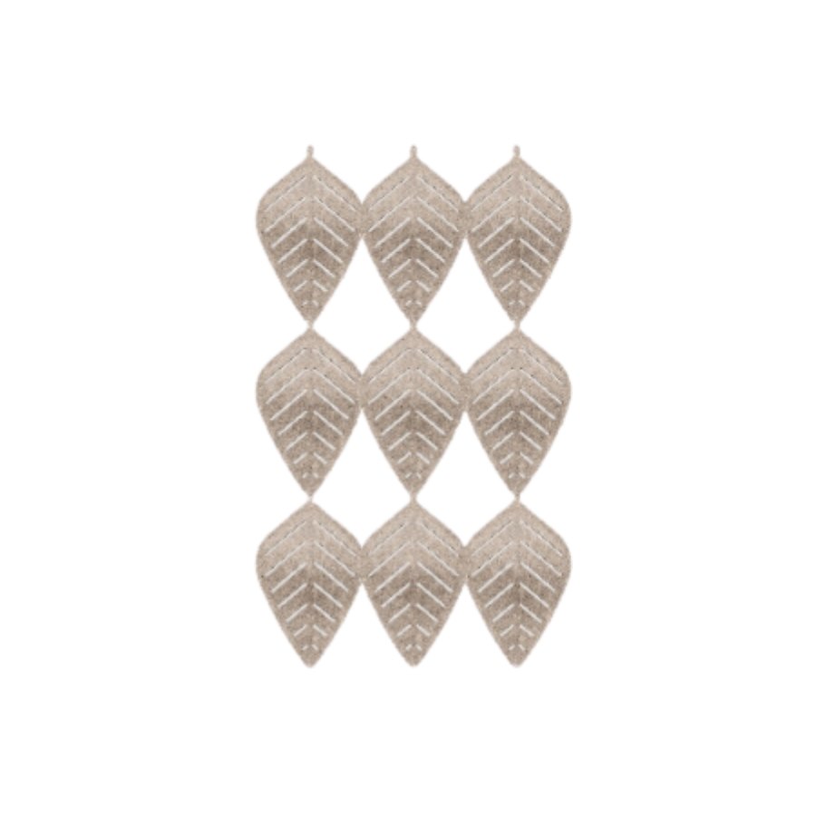 Hängande ljudabsorbent Airleaf, 3-pack, 29x46,7 cm, hampa