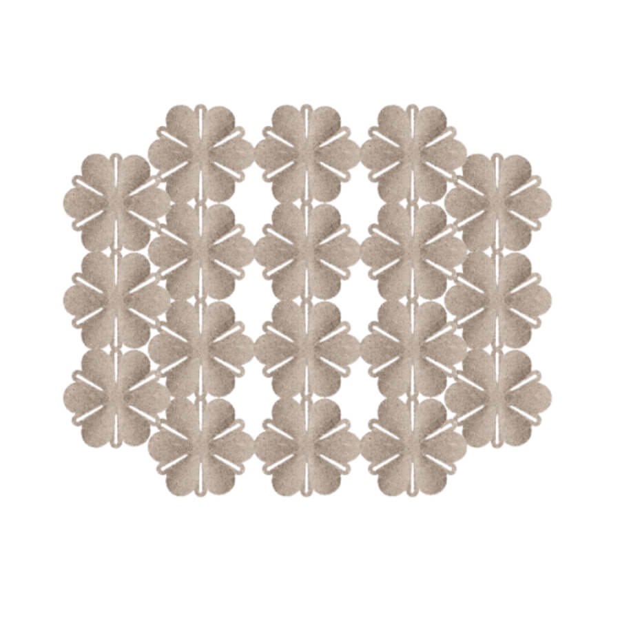 Hängande ljudabsorbent, Airbloom 3-pack, 47,5x51 cm, hampa